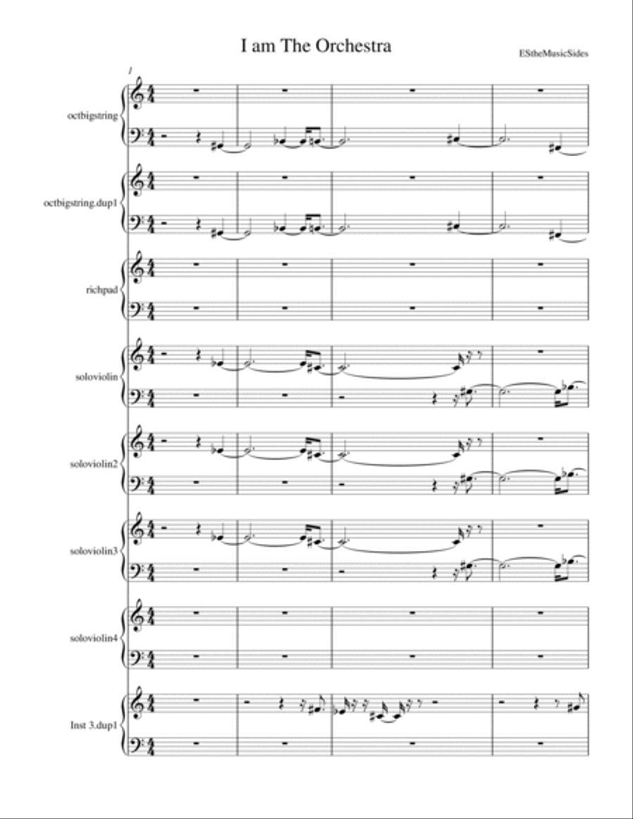 I Am The Orchestra I Am The Orchestra String Trio scores gallery preview page 2