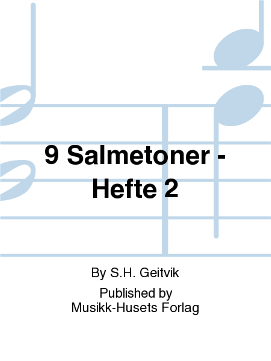 9 Salmetoner - Hefte 2 Organ scores gallery preview page 1