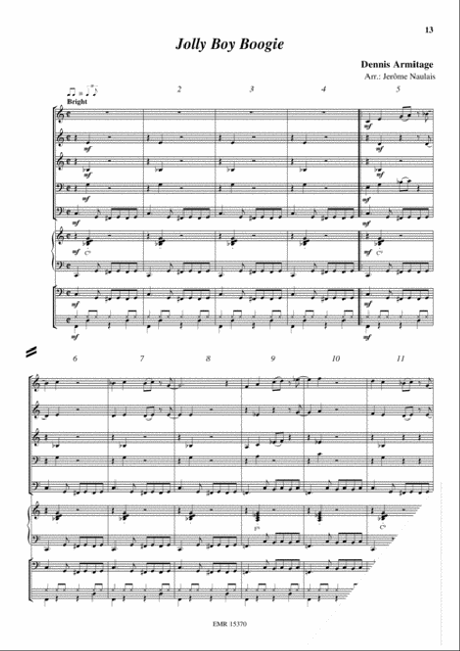Brass Quintets Vol. 33: Boogie Brass Band scores gallery preview page 5
