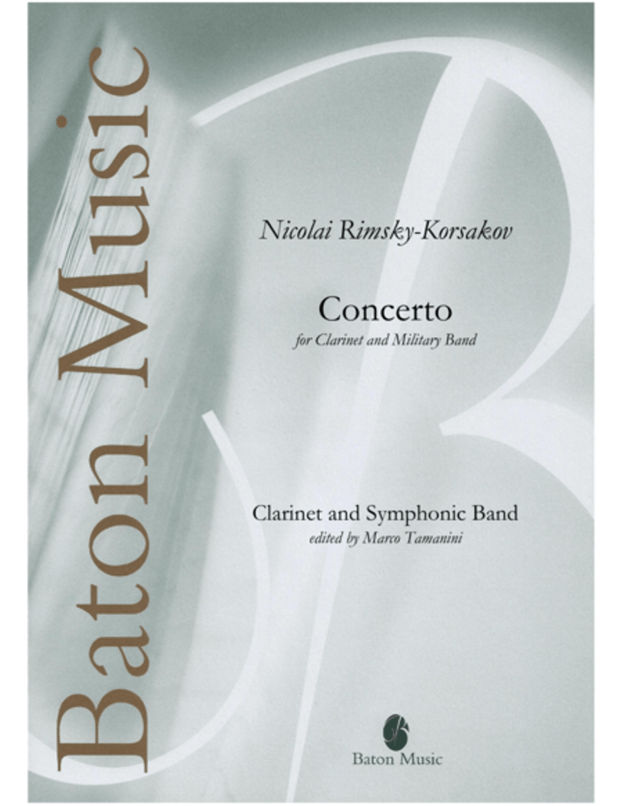 Concerto for Clarinet and Military Band Concert Band scores gallery preview page 1