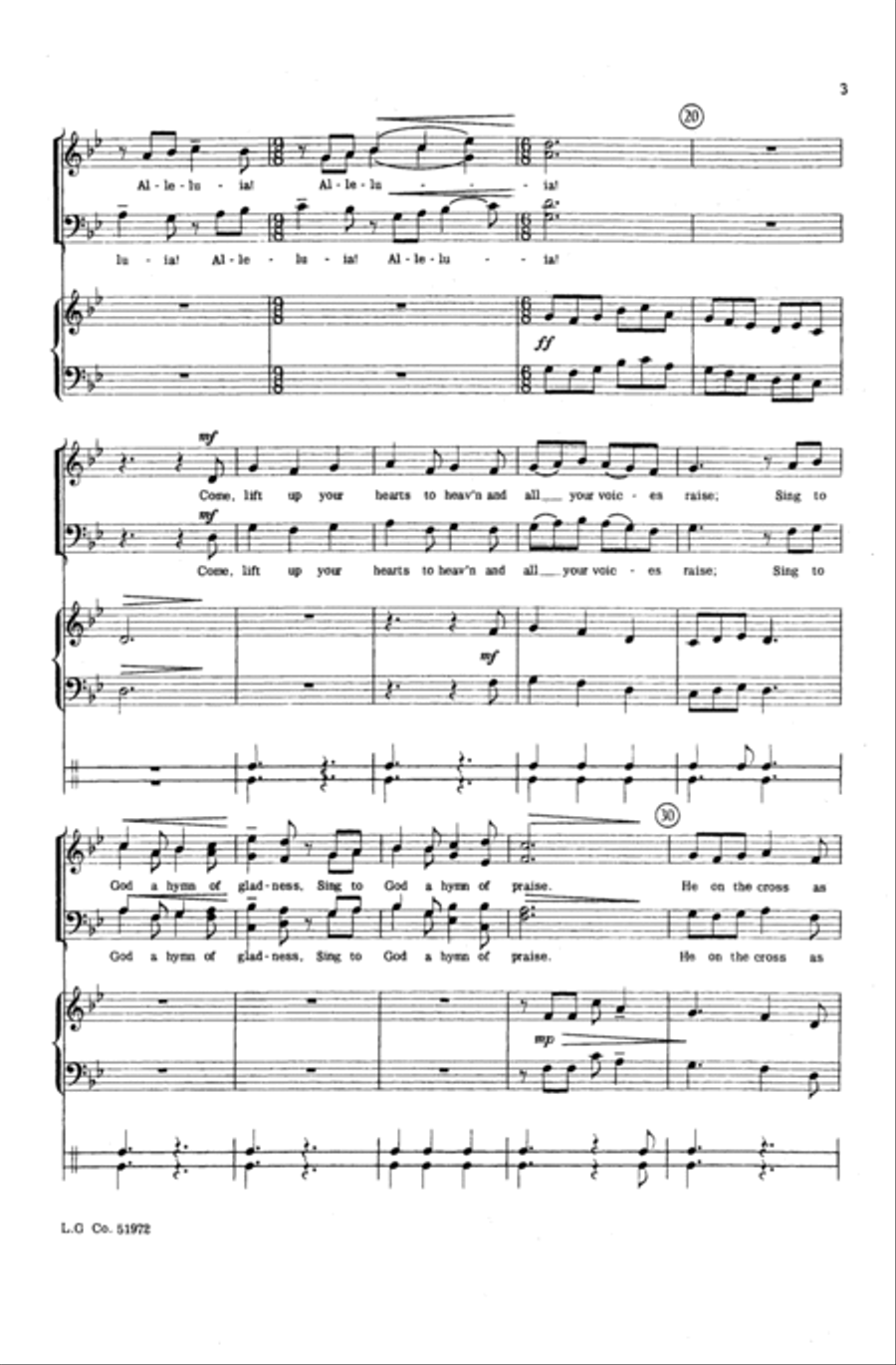 His Spirit Leads On 4-Part scores gallery preview page 10