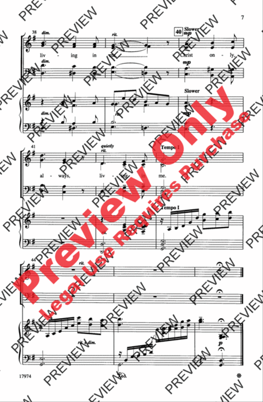 Have Thine Own Way 4-Part scores gallery preview page 14