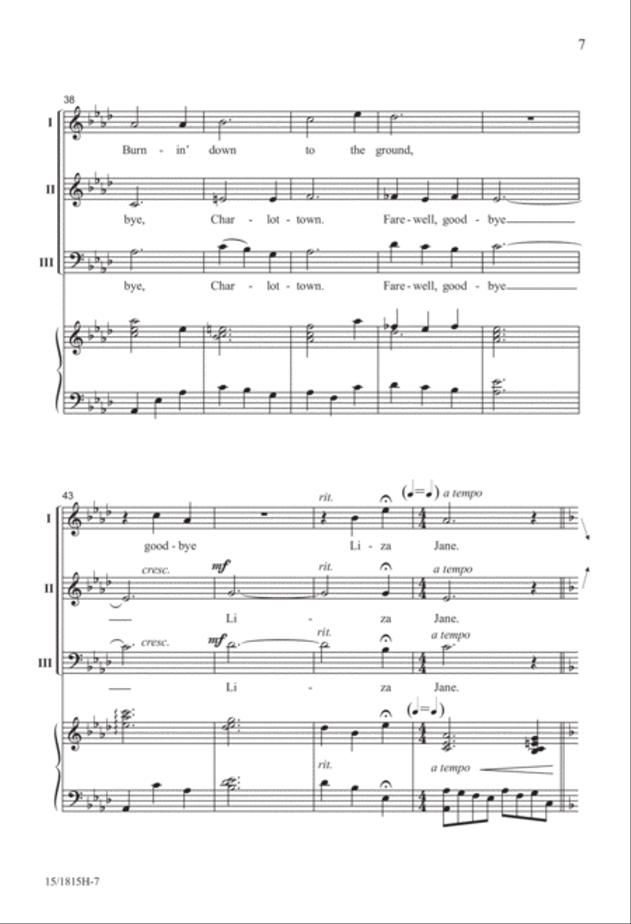 Charlottown Charlottown 3-Part scores gallery preview page 7