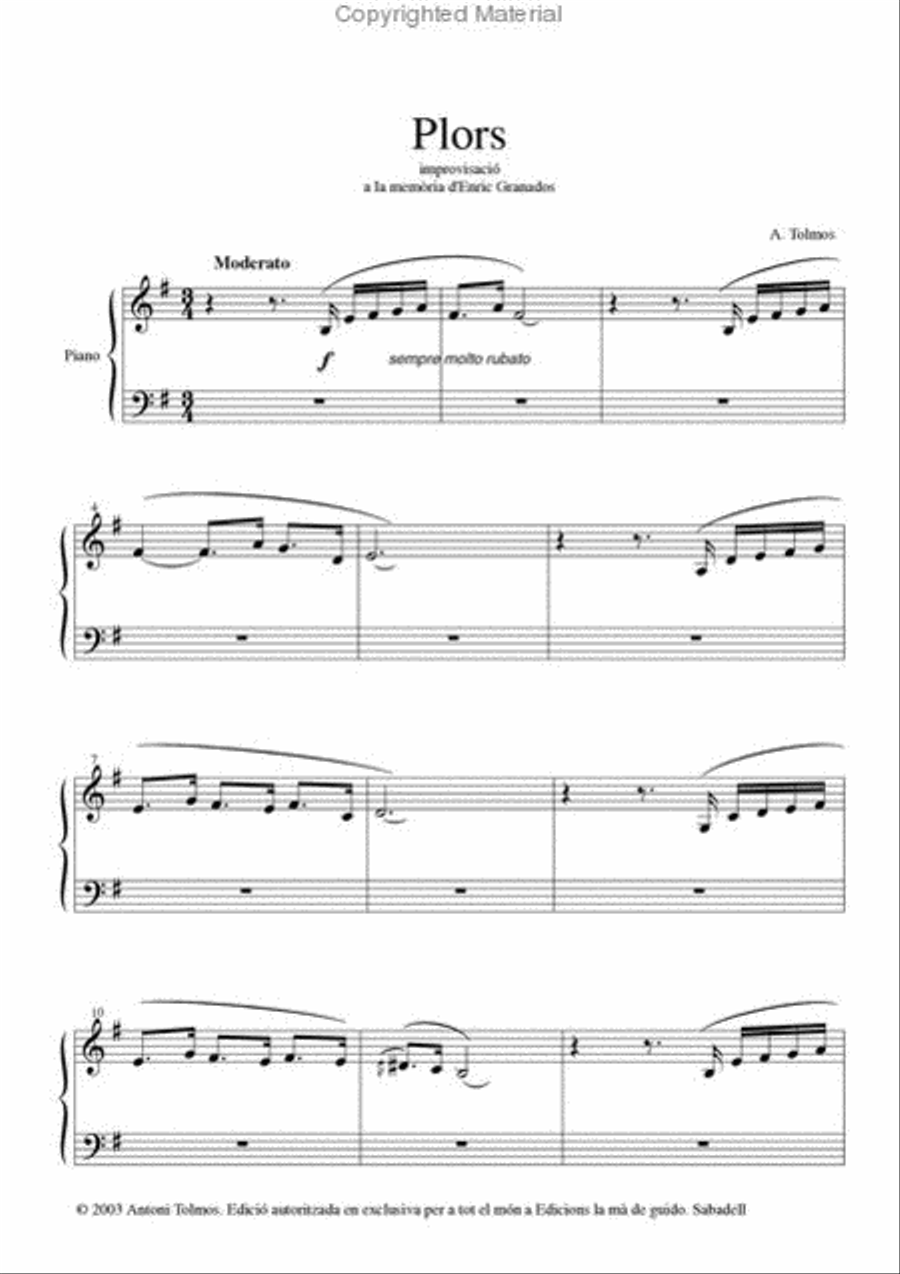 Plors Piano Solo scores gallery preview page 2