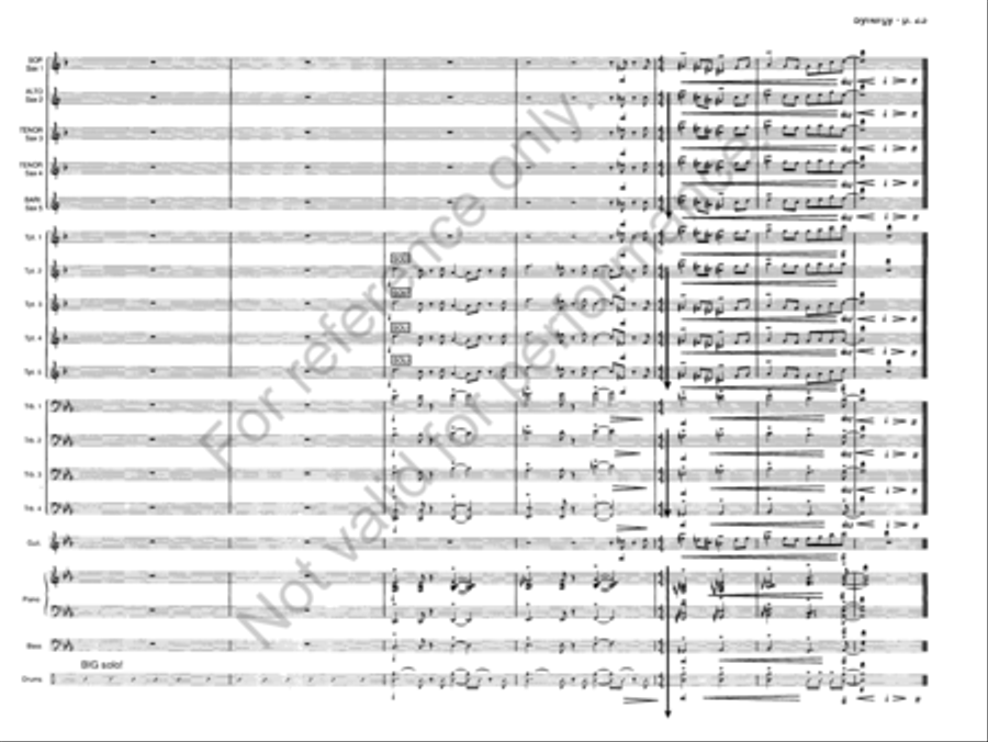 Synergy Synergy Jazz Ensemble scores gallery preview page 22