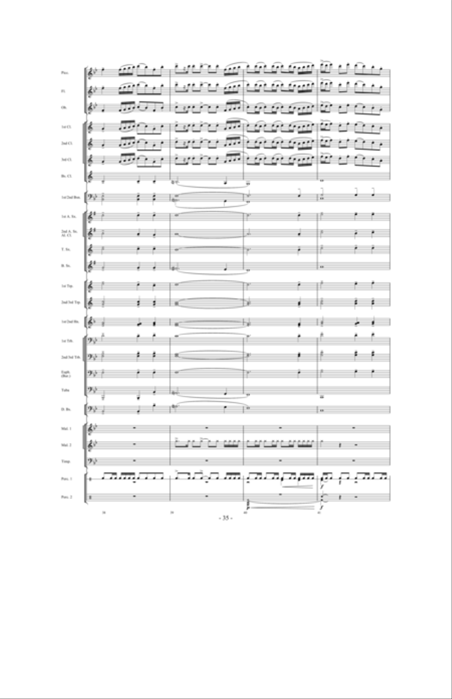Nightflight Concert Band scores gallery preview page 34