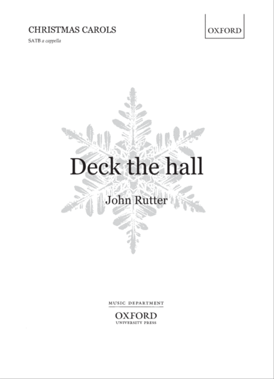 Deck the hall 4-Part scores gallery preview page 1