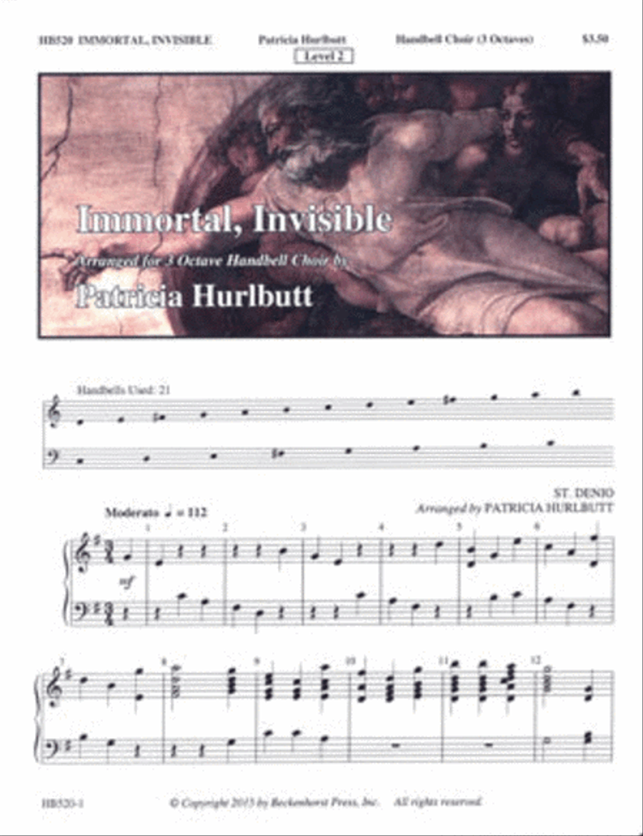 Immortal, Invisible - Hurlbutt 3-Octaves scores gallery preview page 1
