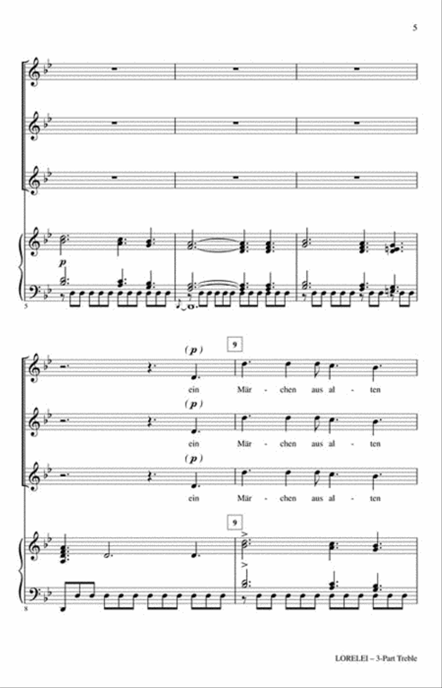 Lorelei 3-Part scores gallery preview page 3