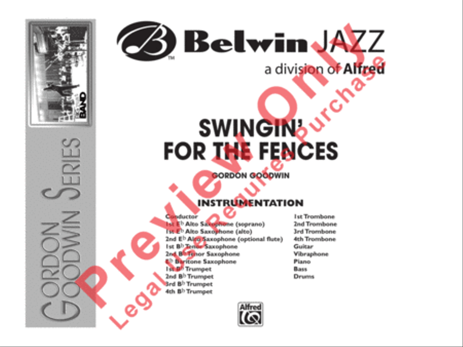 Swingin' for the Fences Jazz Ensemble scores gallery preview page 2
