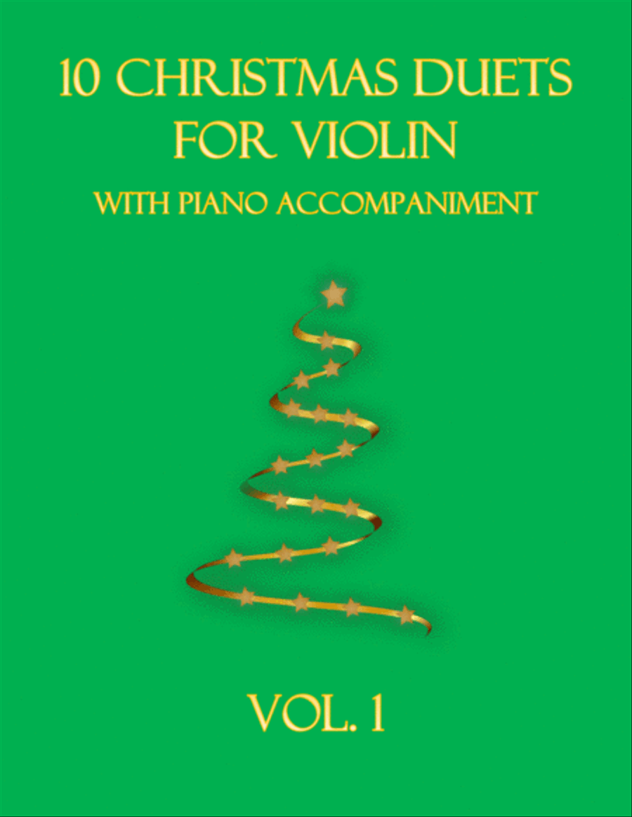 10 Christmas Duets for Violin with piano accompaniment vol. 1 String Duet scores gallery preview page 1