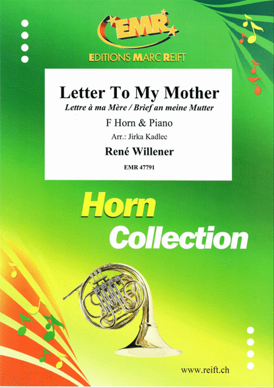 Letter To My Mother Letter To My Mother Horn scores gallery preview page 1