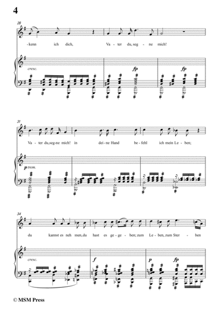 Schubert-Gebet während der Schlacht,in G Major,for Voice&Piano image number null