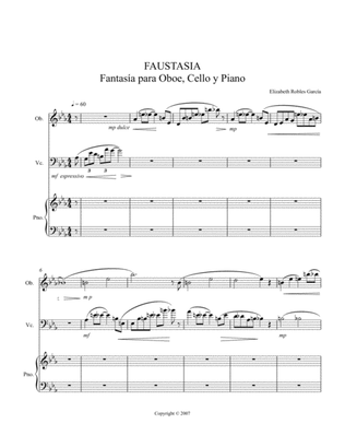 Faustasìa, trio for Piano, Vc & Oboe