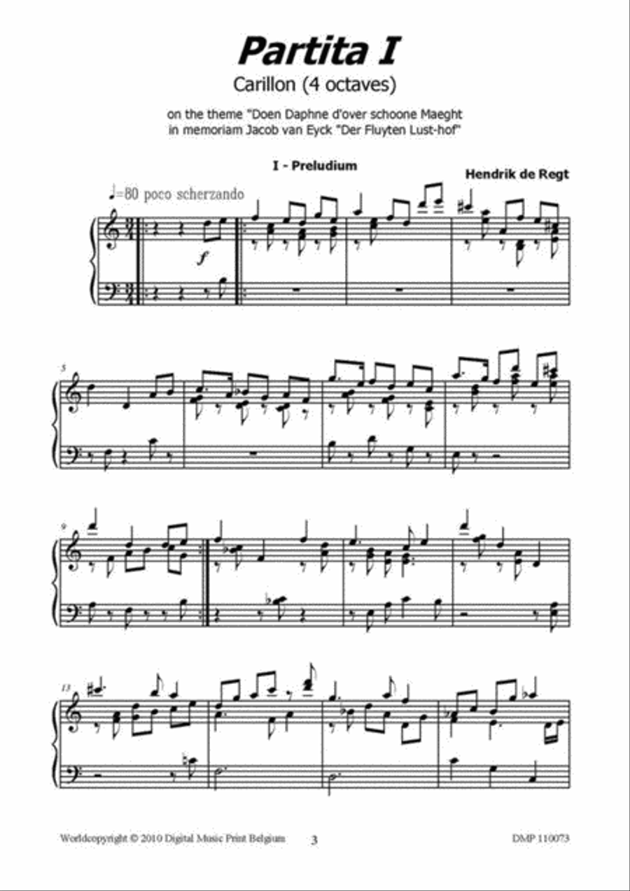 Partita I Partita I Carillon scores gallery preview page 2