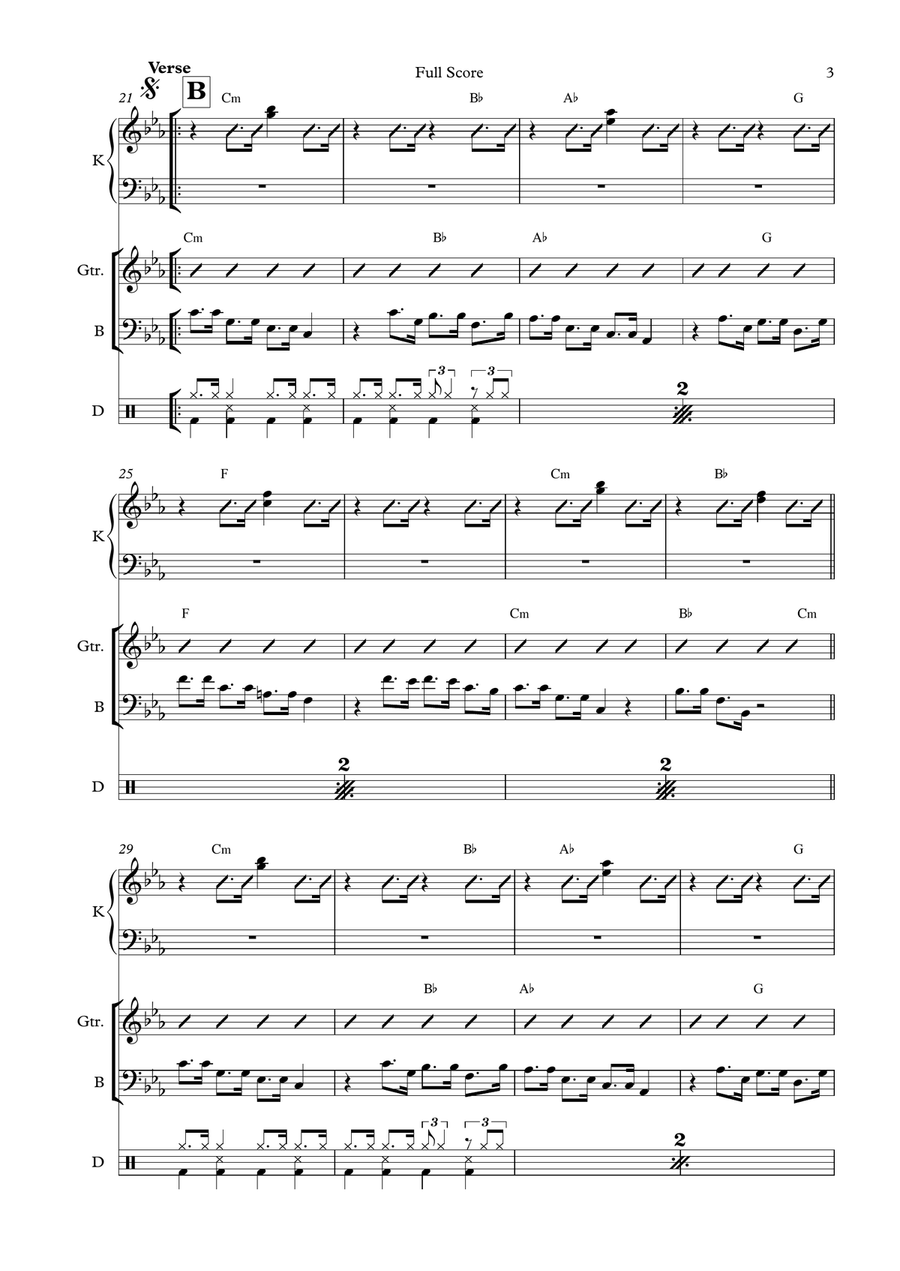 Master Blaster Master Blaster Small Ensemble scores gallery preview page 3
