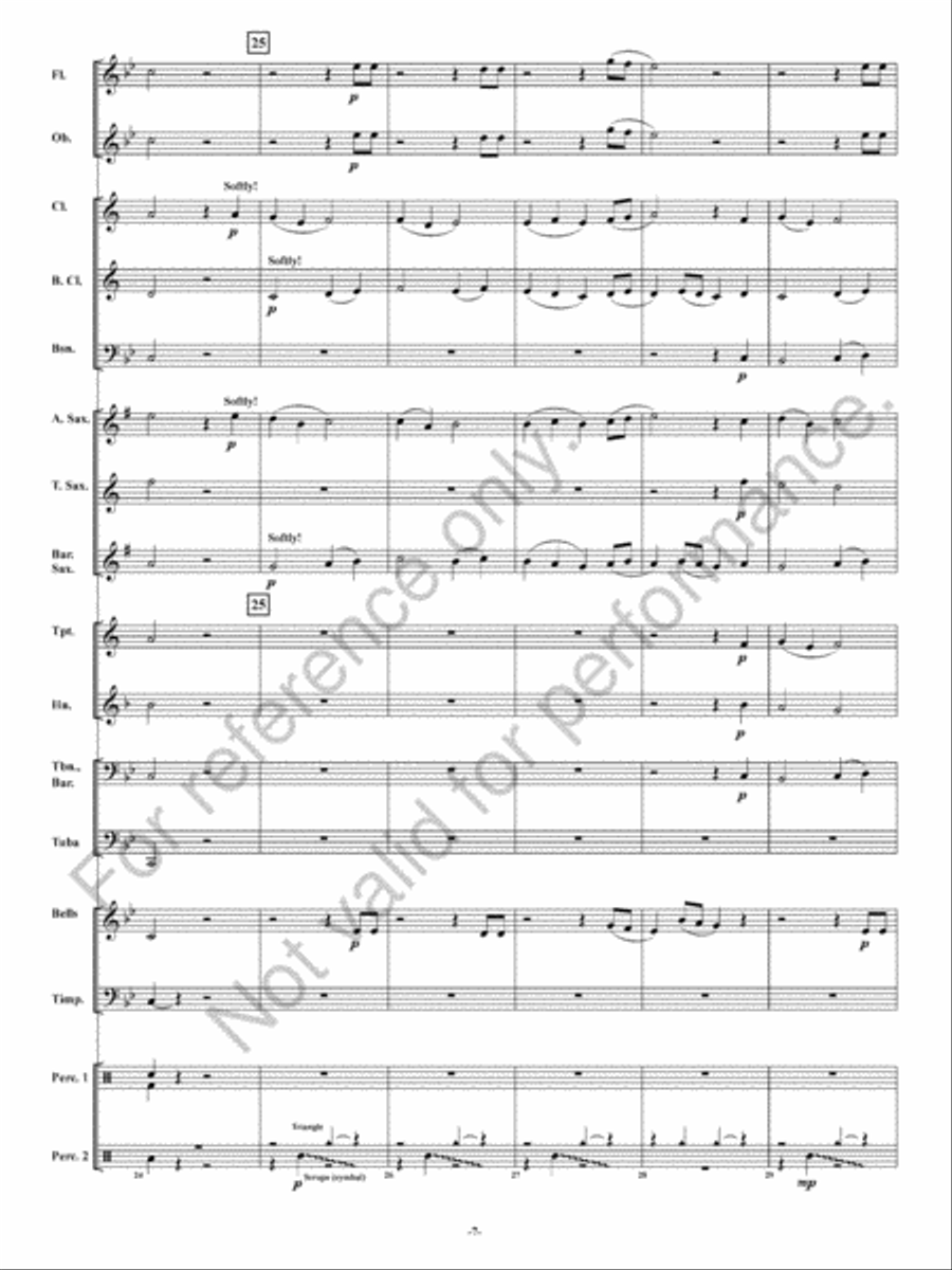 Rising Waters Concert Band scores gallery preview page 8