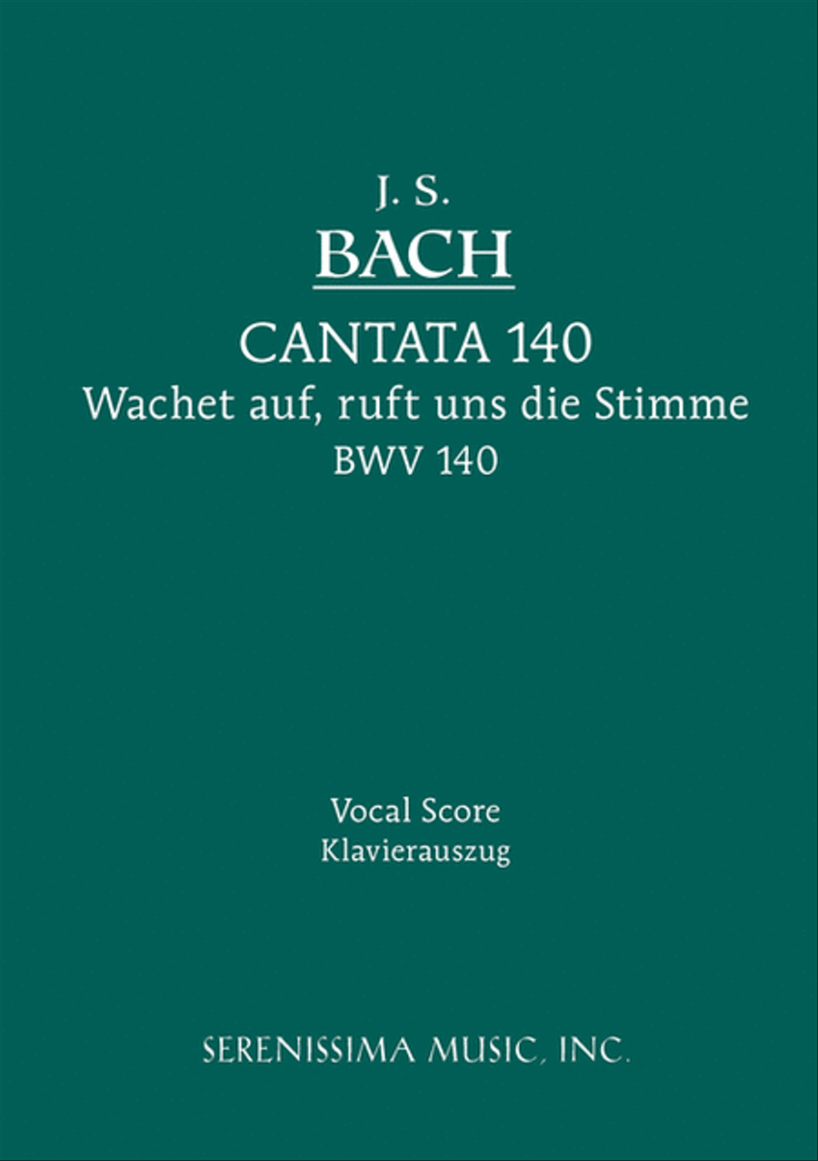Wachet auf, ruft uns die Stimme, BWV 140 Choir scores gallery preview page 1
