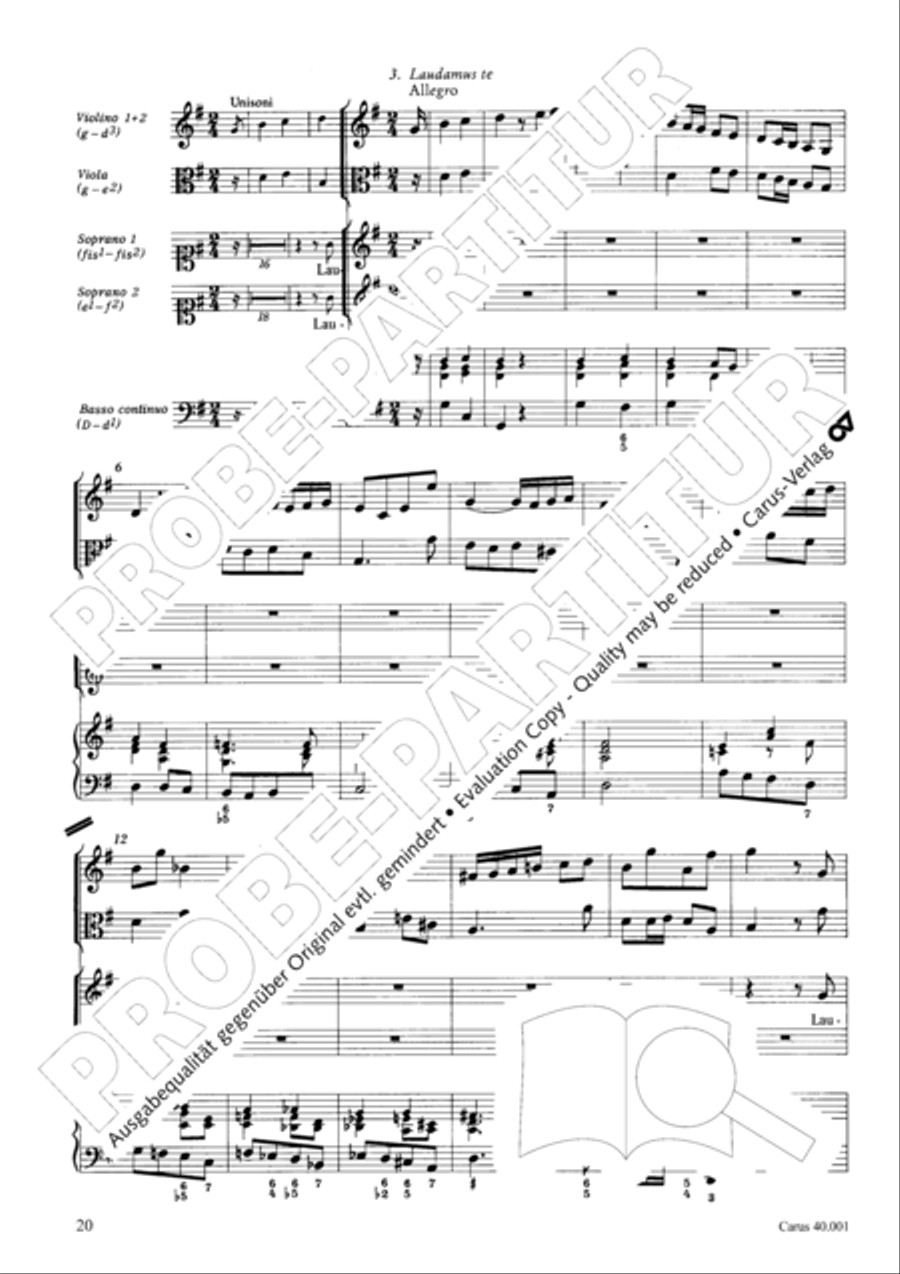 Gloria in D SSA scores gallery preview page 27