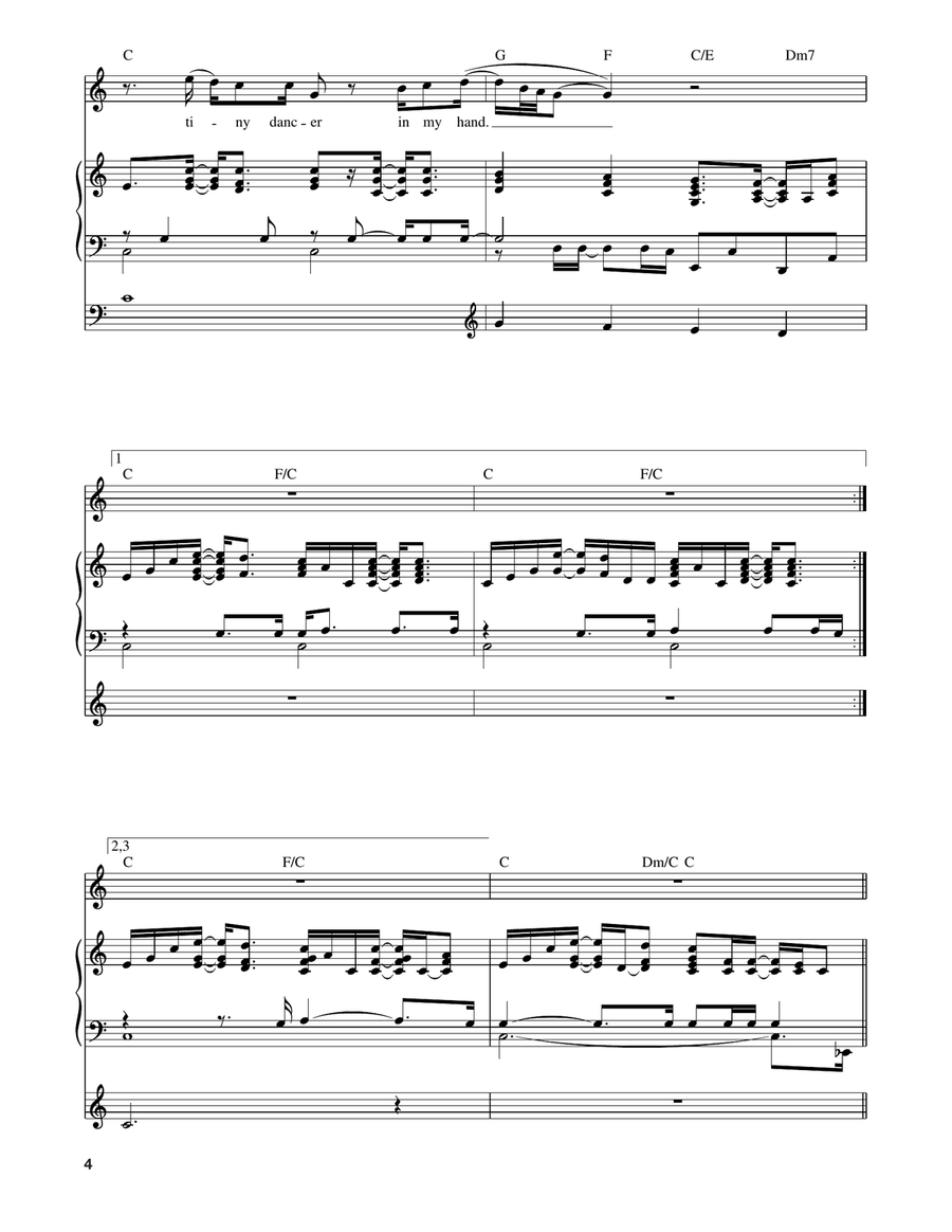 Tiny Dancer Tiny Dancer Piano, Vocal, Guitar scores gallery preview page 4