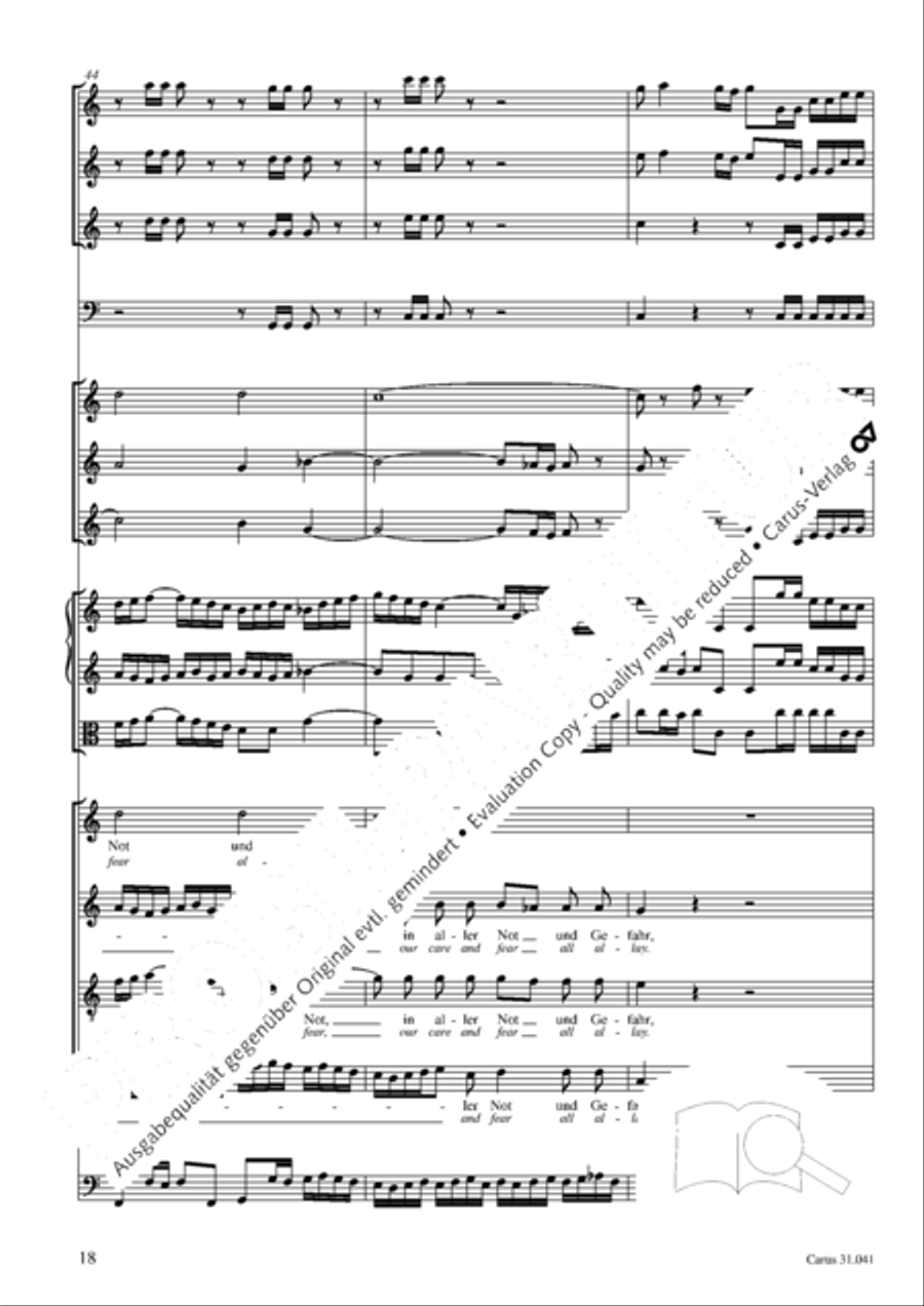 O Lord, we come to praise thee 4-Part scores gallery preview page 19