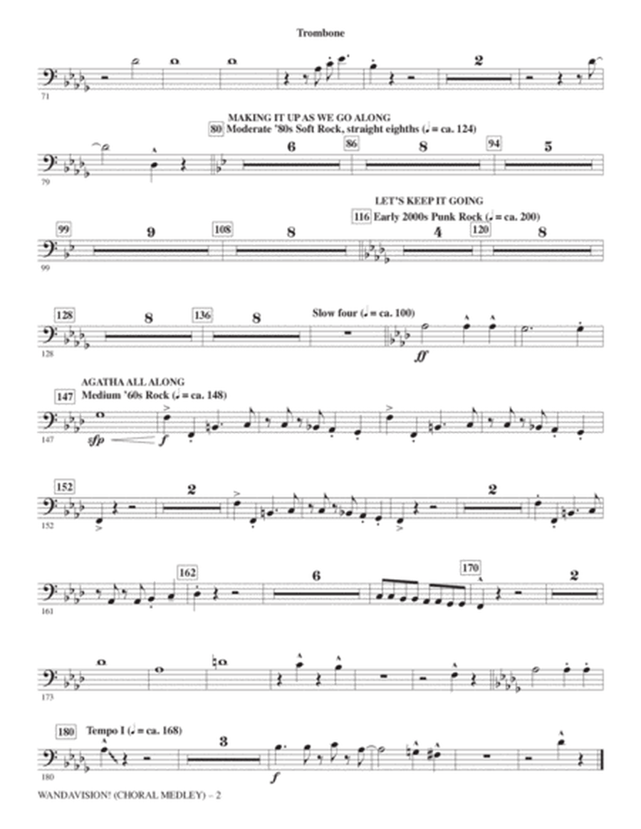 WandaVision! (Choral Medley) (arr. Mark Brymer) - Trombone
