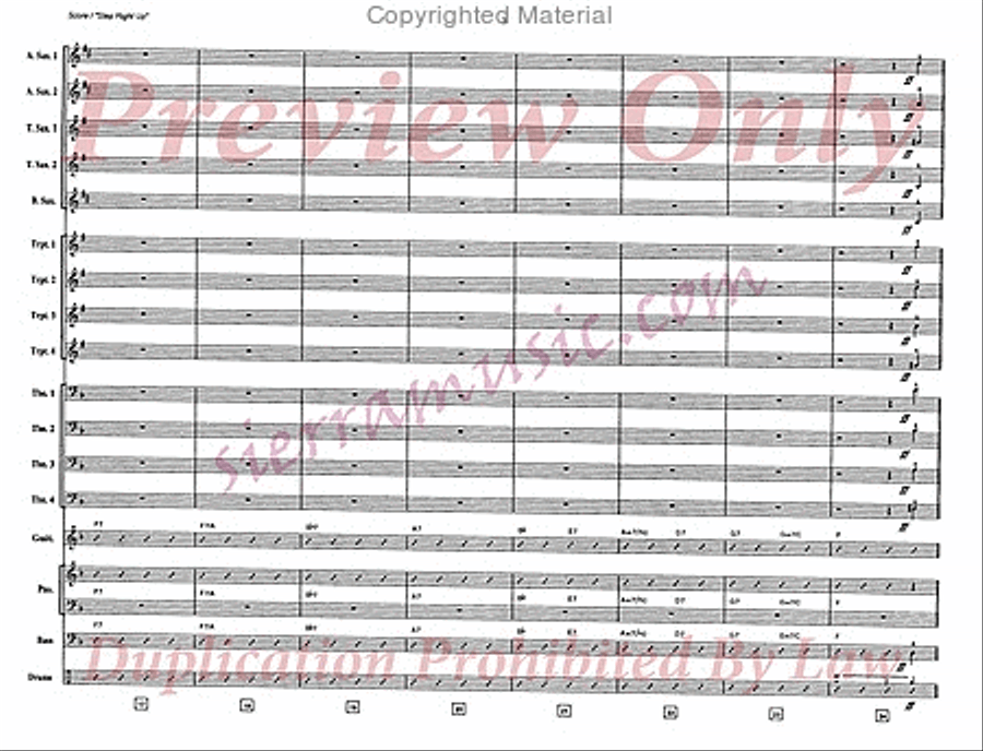 Step Right Up Big Band scores gallery preview page 4