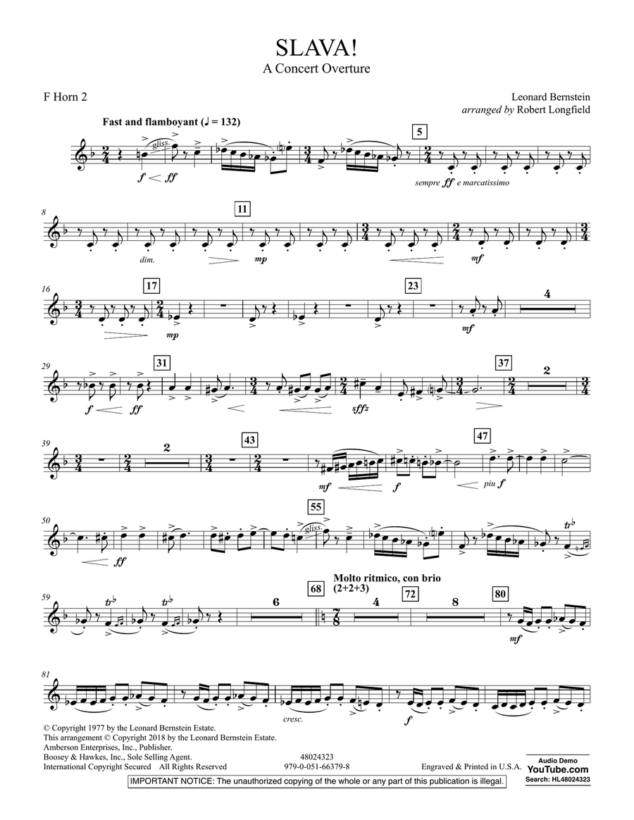 Slava! - F Horn 2