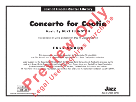 Concerto for Cootie