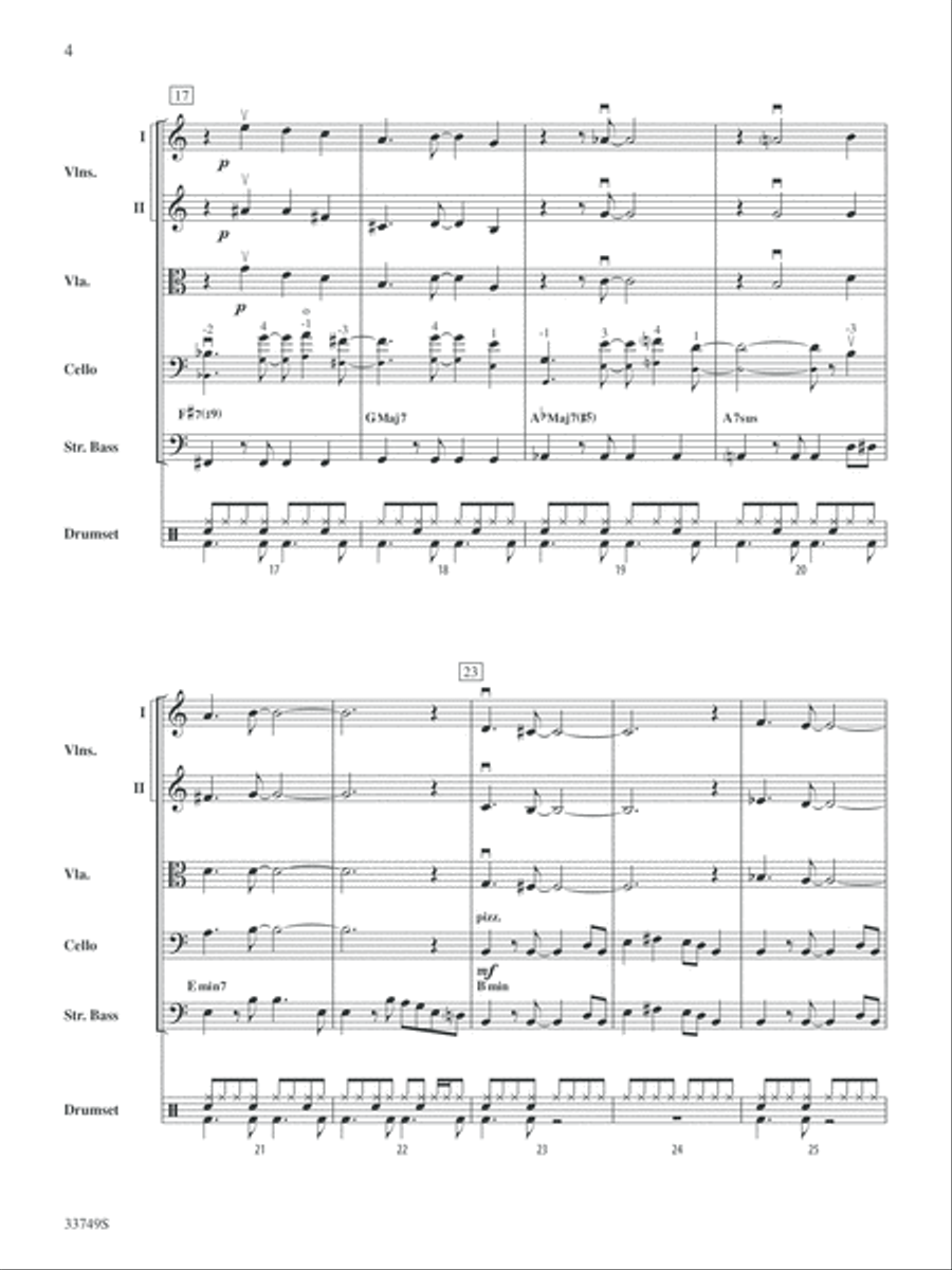 Molecules and Stars: Score String Orchestra scores gallery preview page 4