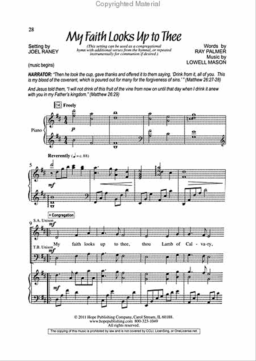We Remember Calvary Choir scores gallery preview page 4