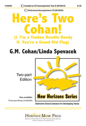 Book cover for Here's Two Cohan!
