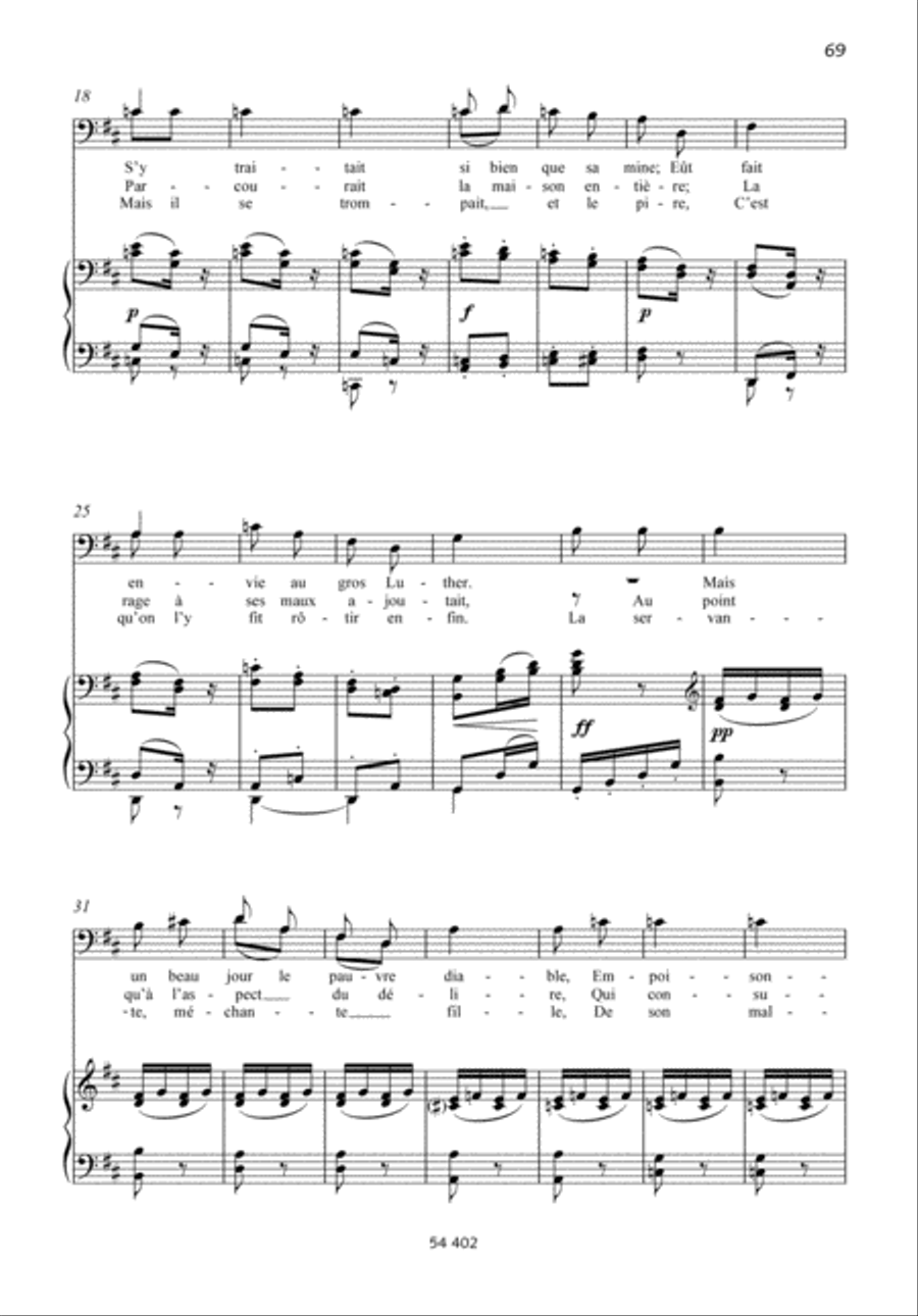 Chanson de Brander Chanson de Brander Baritone Voice scores gallery preview page 2