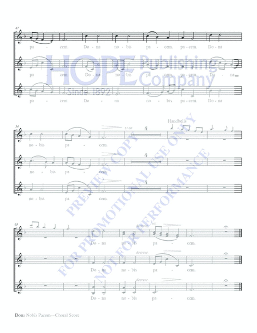 Dona Nobis Pacem Teacher Editions scores gallery preview page 10