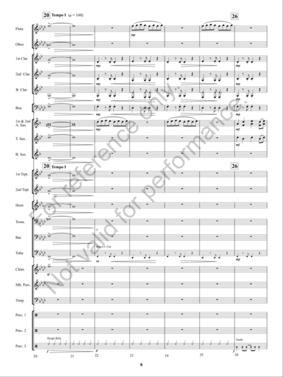 Kennesaw Mountain Celebration Concert Band scores gallery preview page 5