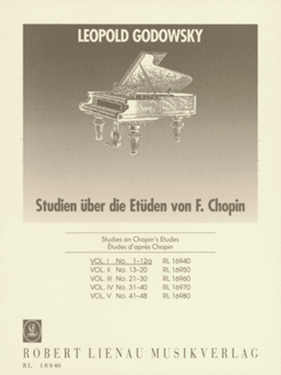 Godowsky - Studies On Chopin Etudes Book 1 No 1-12A