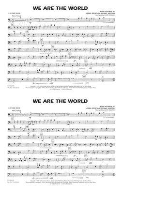 Book cover for We Are The World - Electric Bass