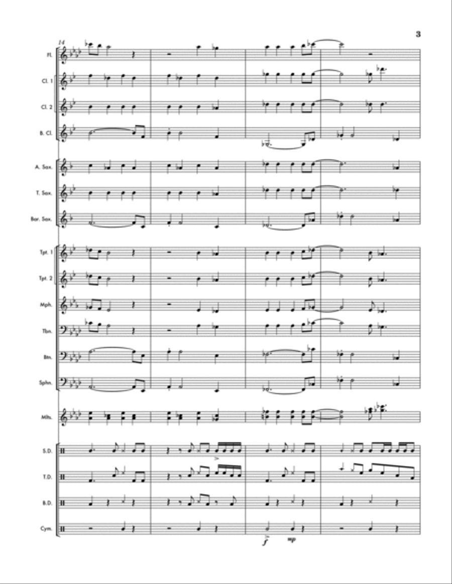 I'm Just Ken Marching Band scores gallery preview page 3