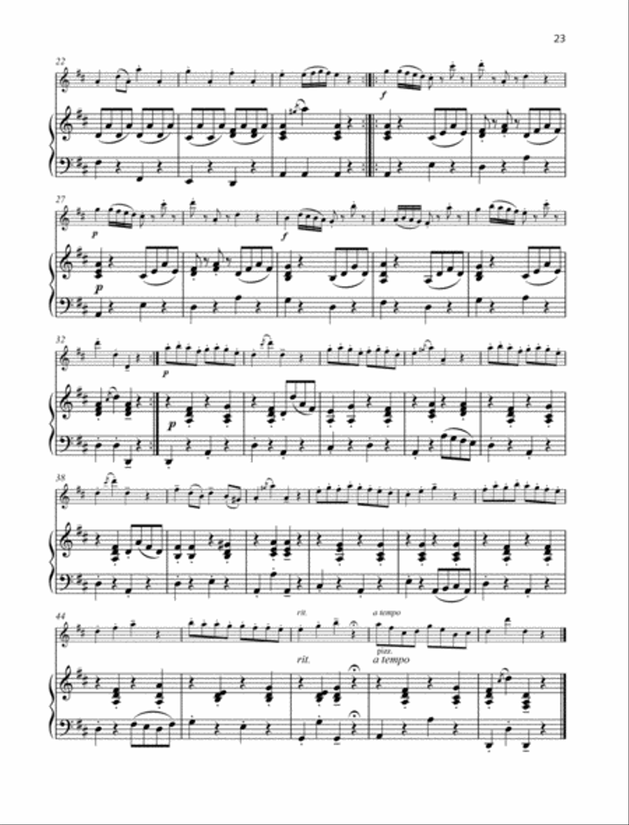 Gavotte Violin Solo scores gallery preview page 2