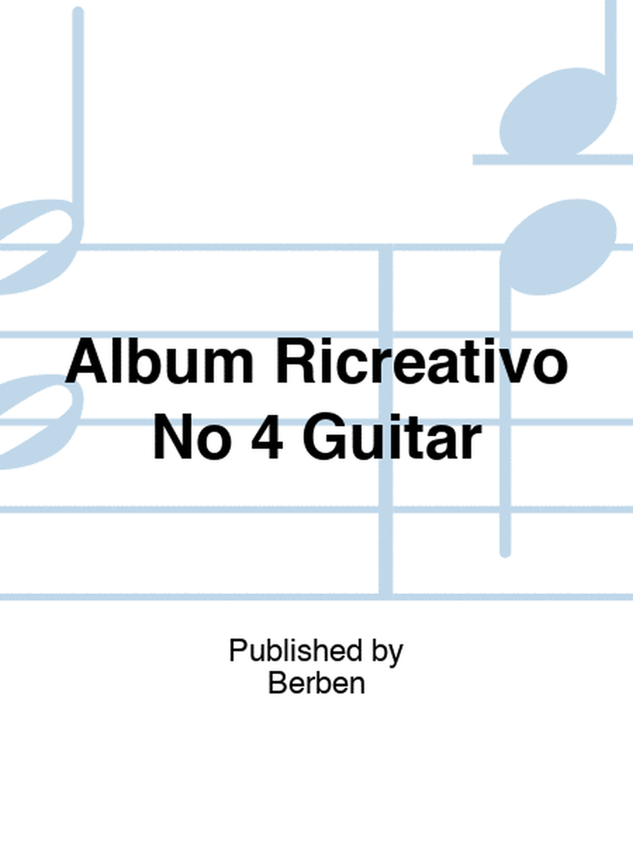 Album Ricreativo No 4 Guitar