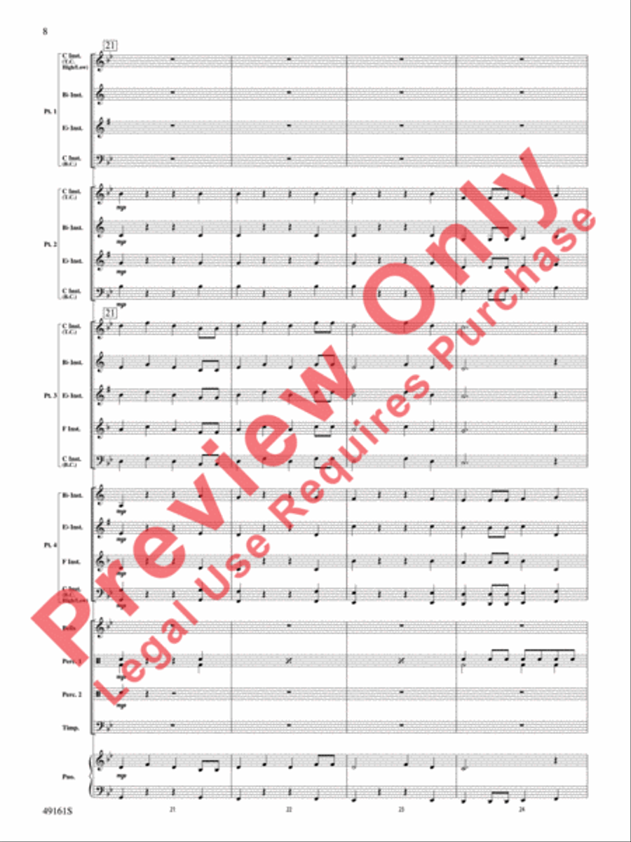 Great Beginnings Great Beginnings Concert Band scores gallery preview page 9