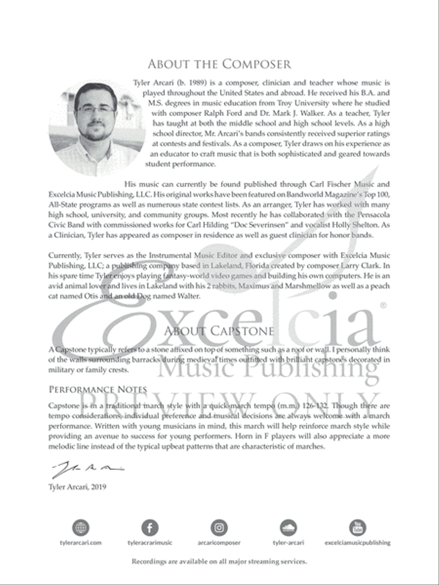 Capstone (Flex) Concert Band scores gallery preview page 3