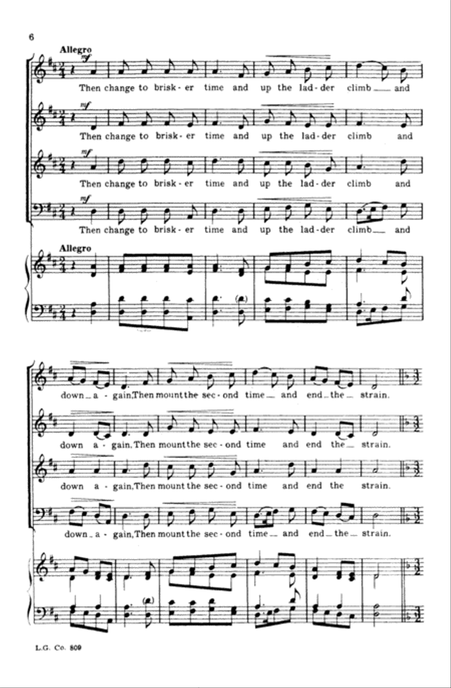 Modern Music Choir scores gallery preview page 5