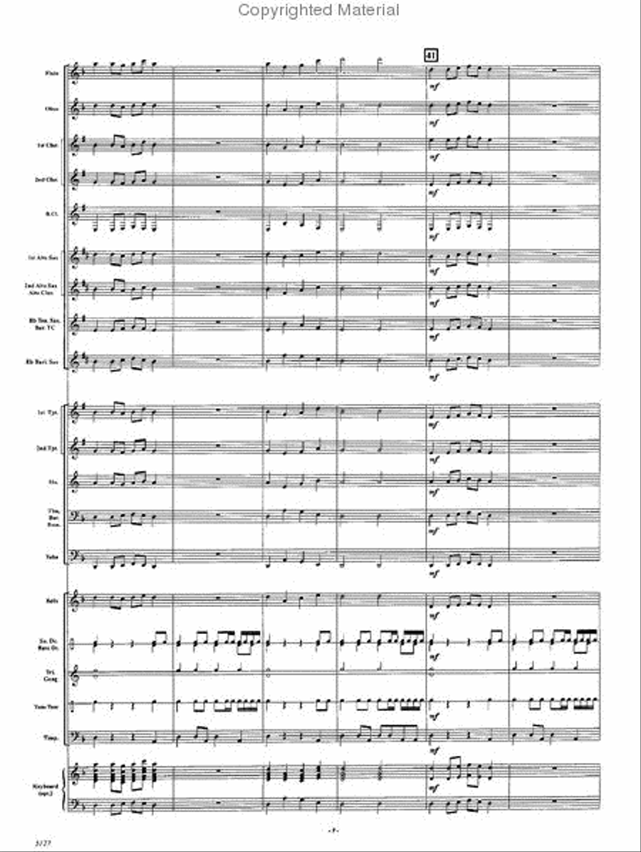 Knights of the Round Table Concert Band scores gallery preview page 8