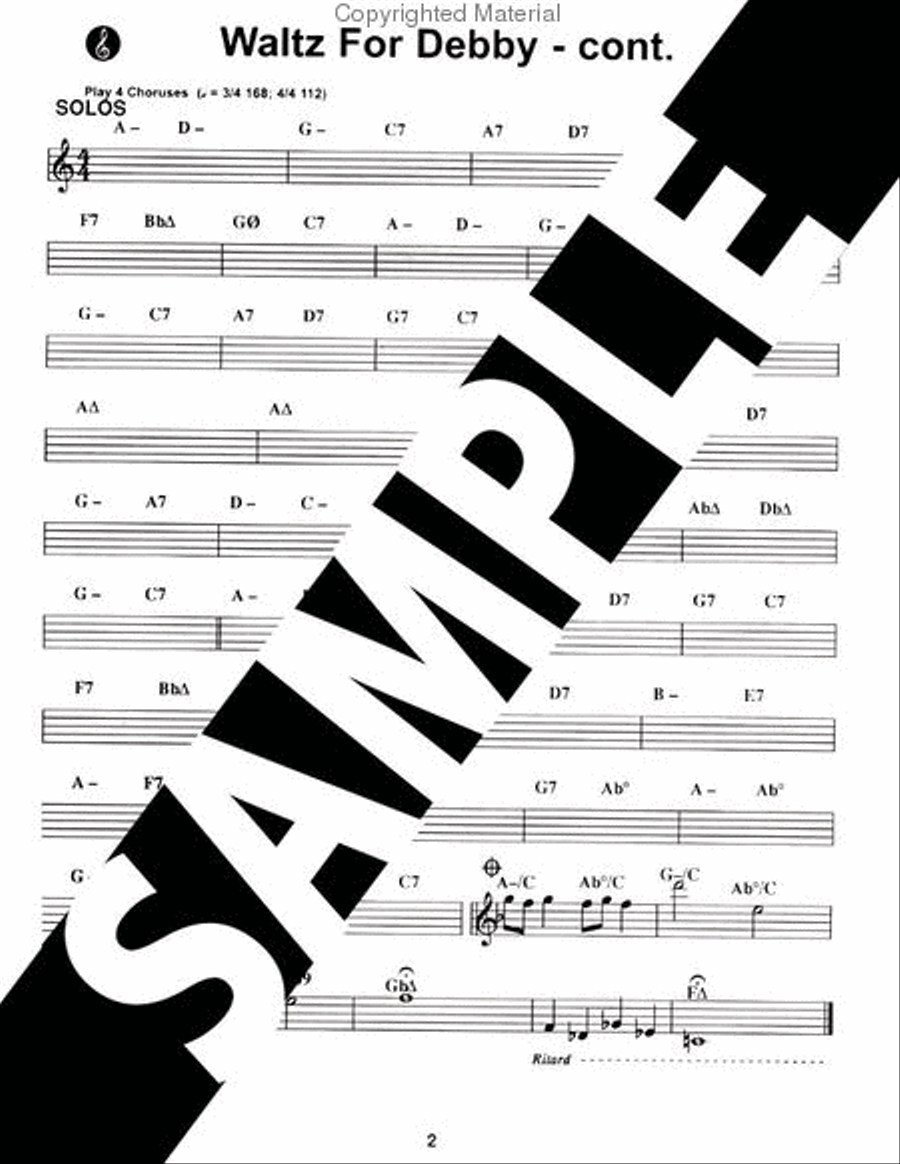 Volume 45 - Bill Evans Voice scores gallery preview page 4