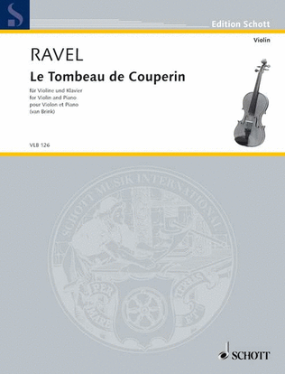 Book cover for Le Tombeau de Couperin