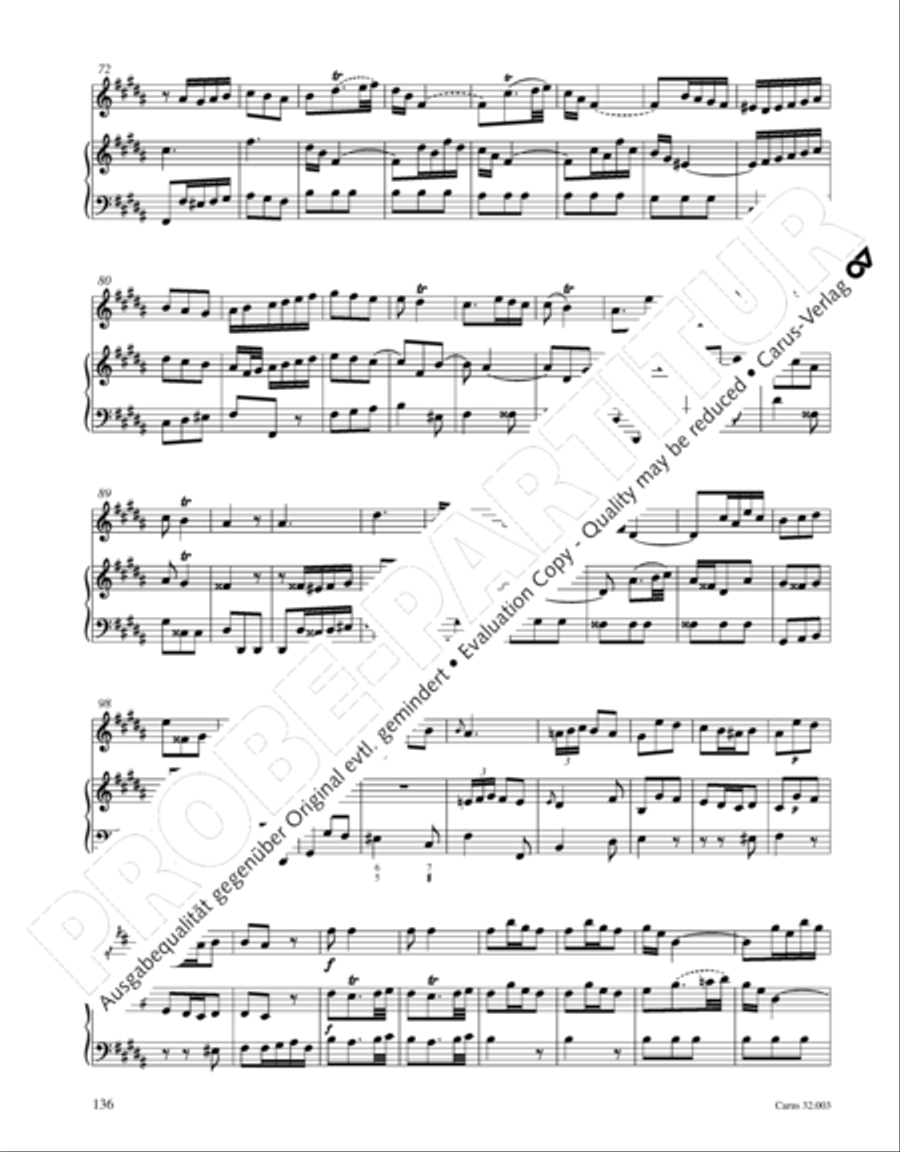 Gesamtausgabe Band 3 (Kammermusik: Duette, Solo- und Triosonaten) Score scores gallery preview page 157