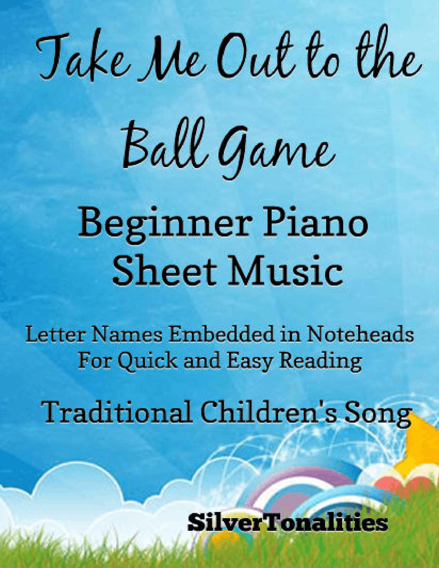 Take Me Out to the Ball Game Beginner Piano Sheet Music Piano Method scores gallery preview page 1
