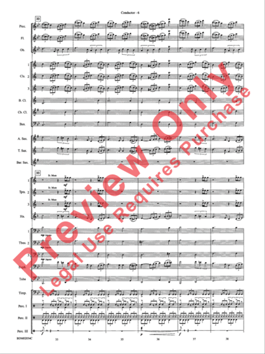Celtic Carol Concert Band scores gallery preview page 9
