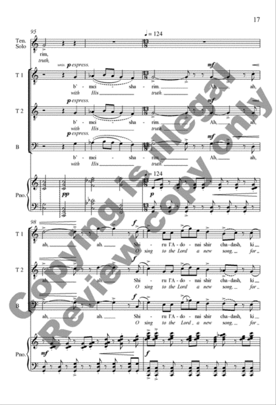 A New Psalm (Psalm 98) A New Psalm (Psalm 98) TTB scores gallery preview page 36
